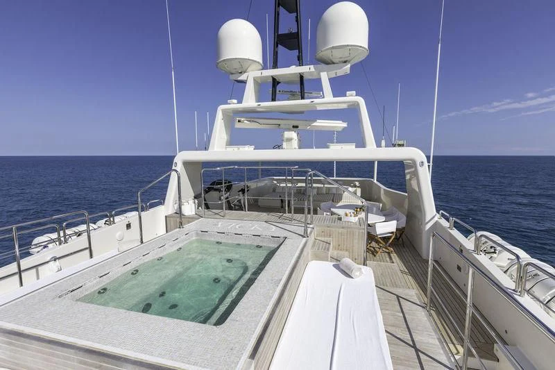 a boat on the water aboard VICKY Yacht for Charter