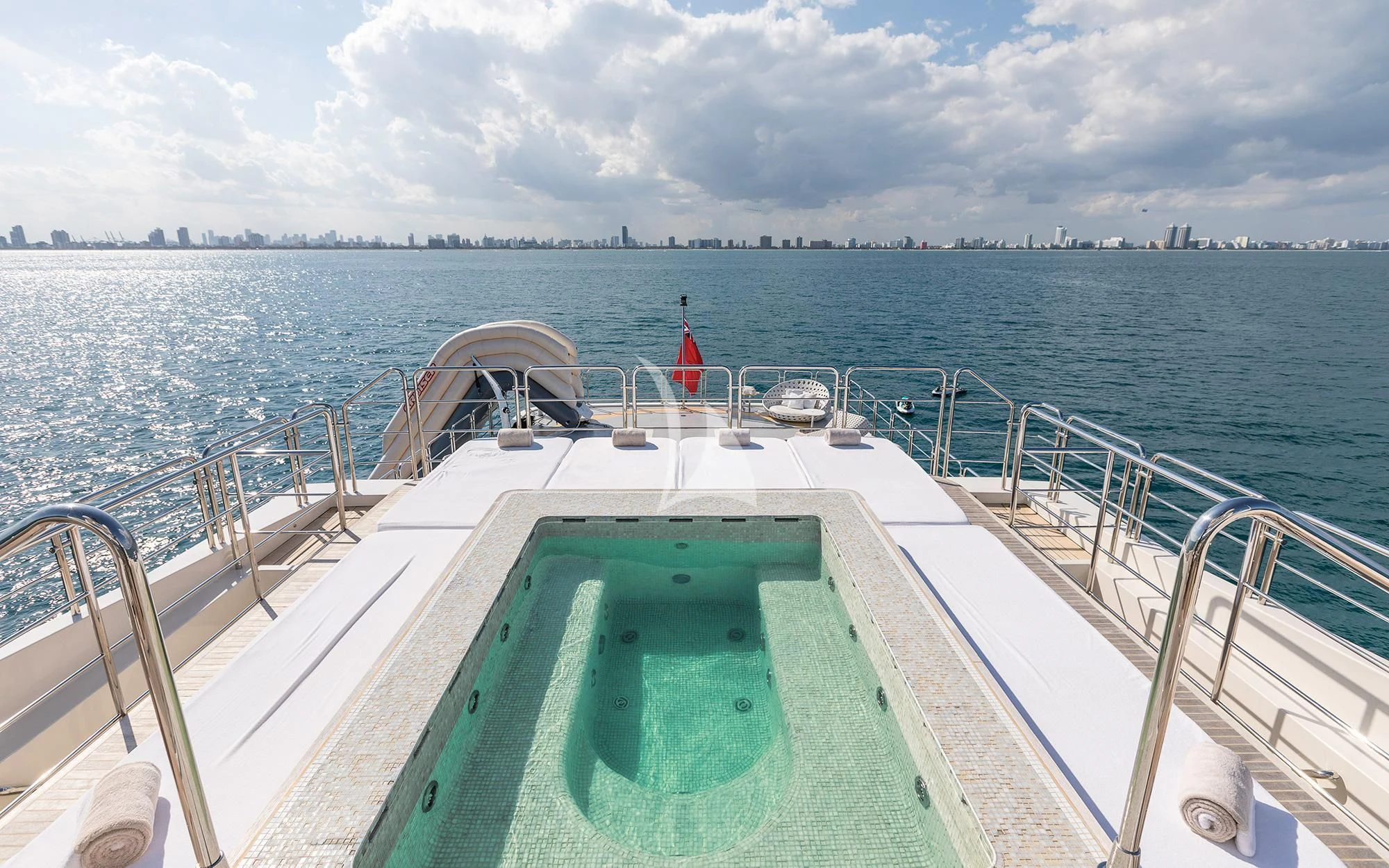 a boat on the water aboard VICKY Yacht for Charter