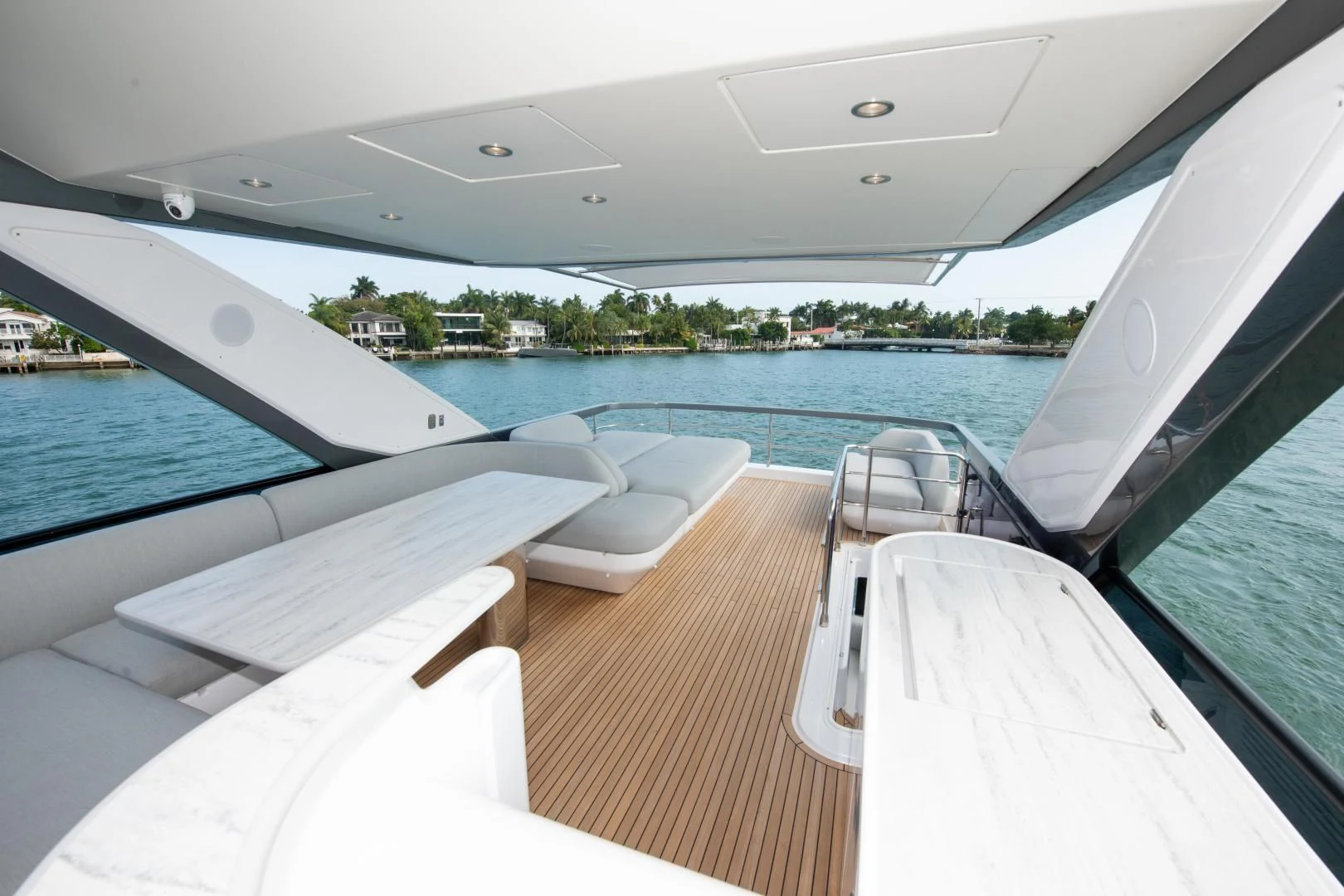 a boat on the water aboard CRIMSON Yacht for Sale