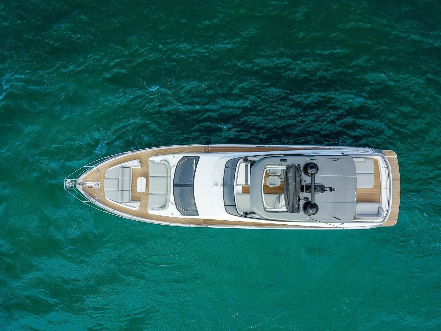 a boat in the water aboard CRIMSON Yacht for Sale