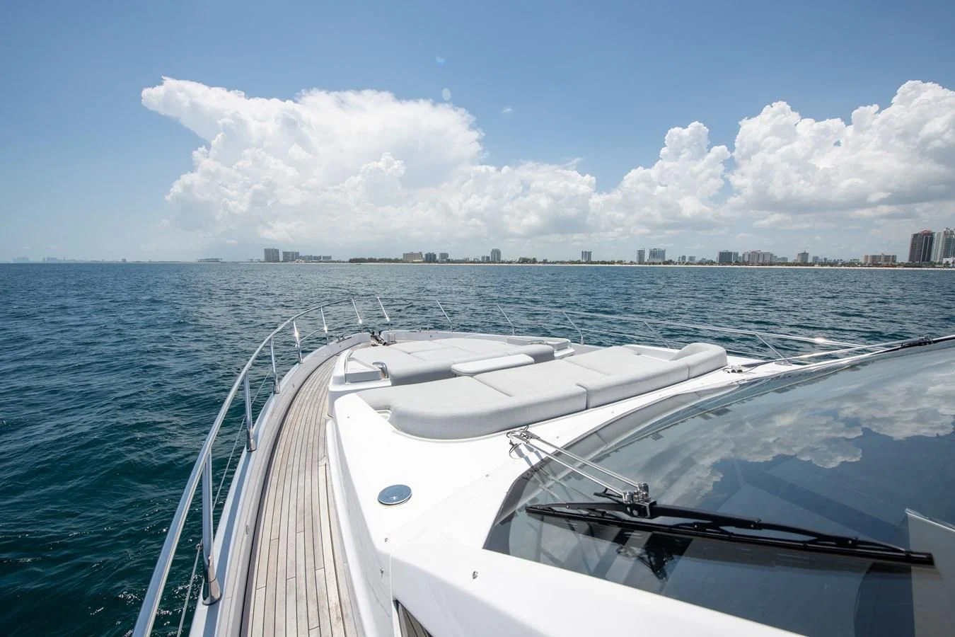 a boat on the water aboard CRIMSON Yacht for Sale