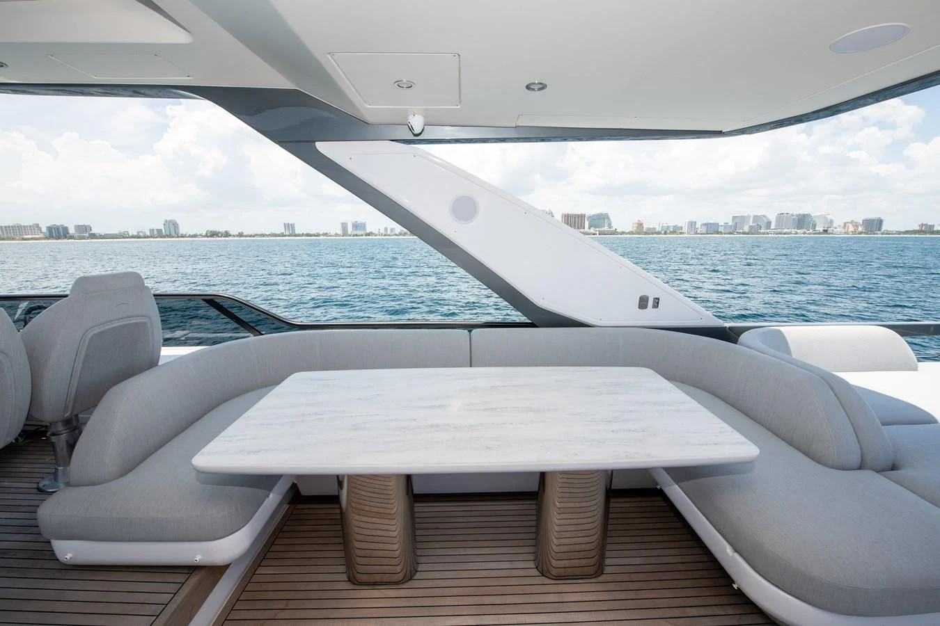 a boat on the water aboard CRIMSON Yacht for Sale