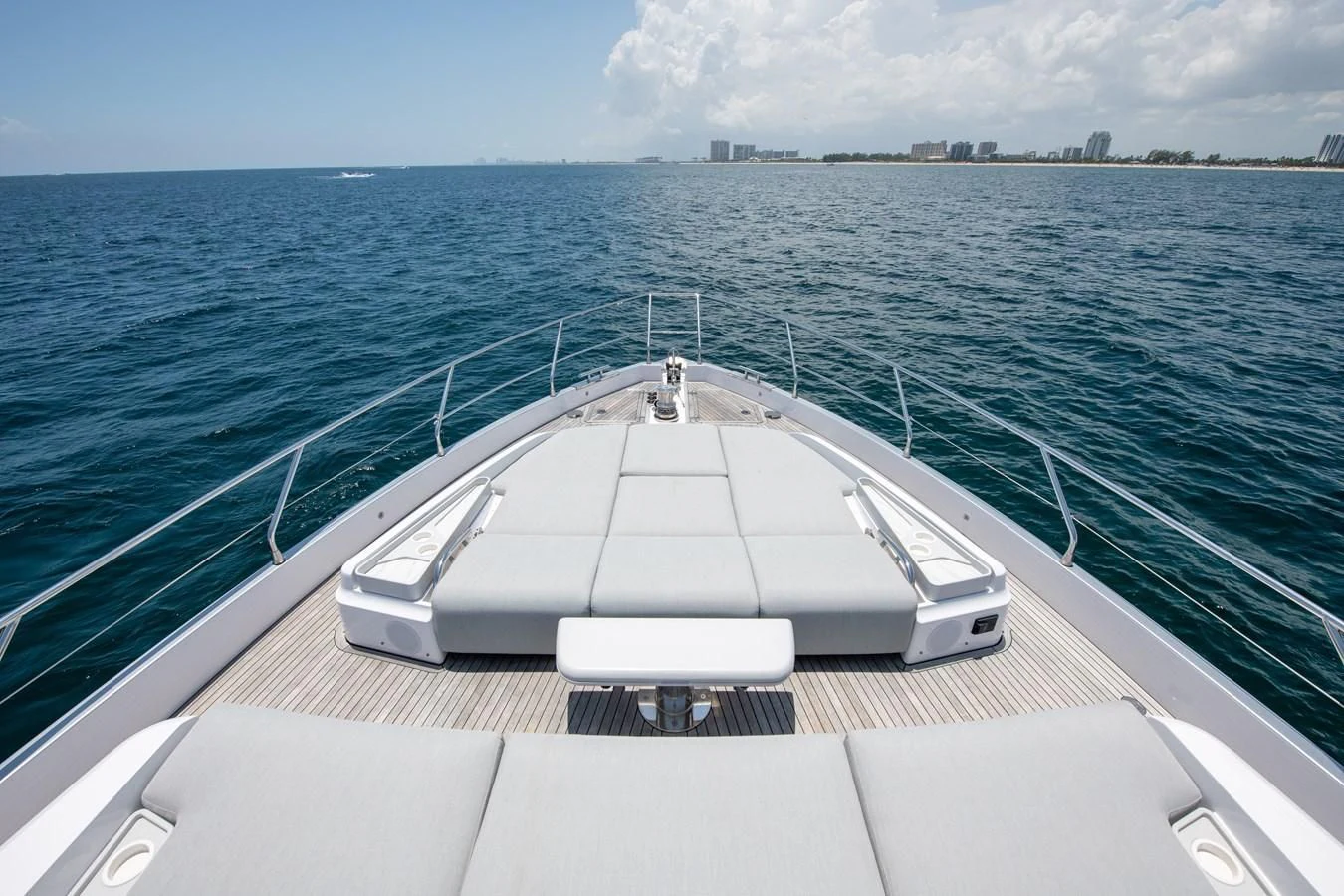 a boat on the water aboard CRIMSON Yacht for Sale