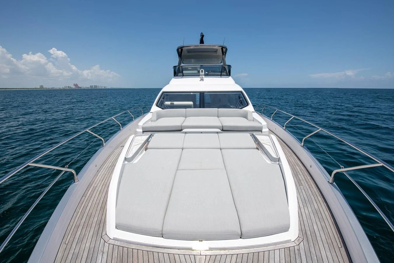 a boat on the water aboard CRIMSON Yacht for Sale