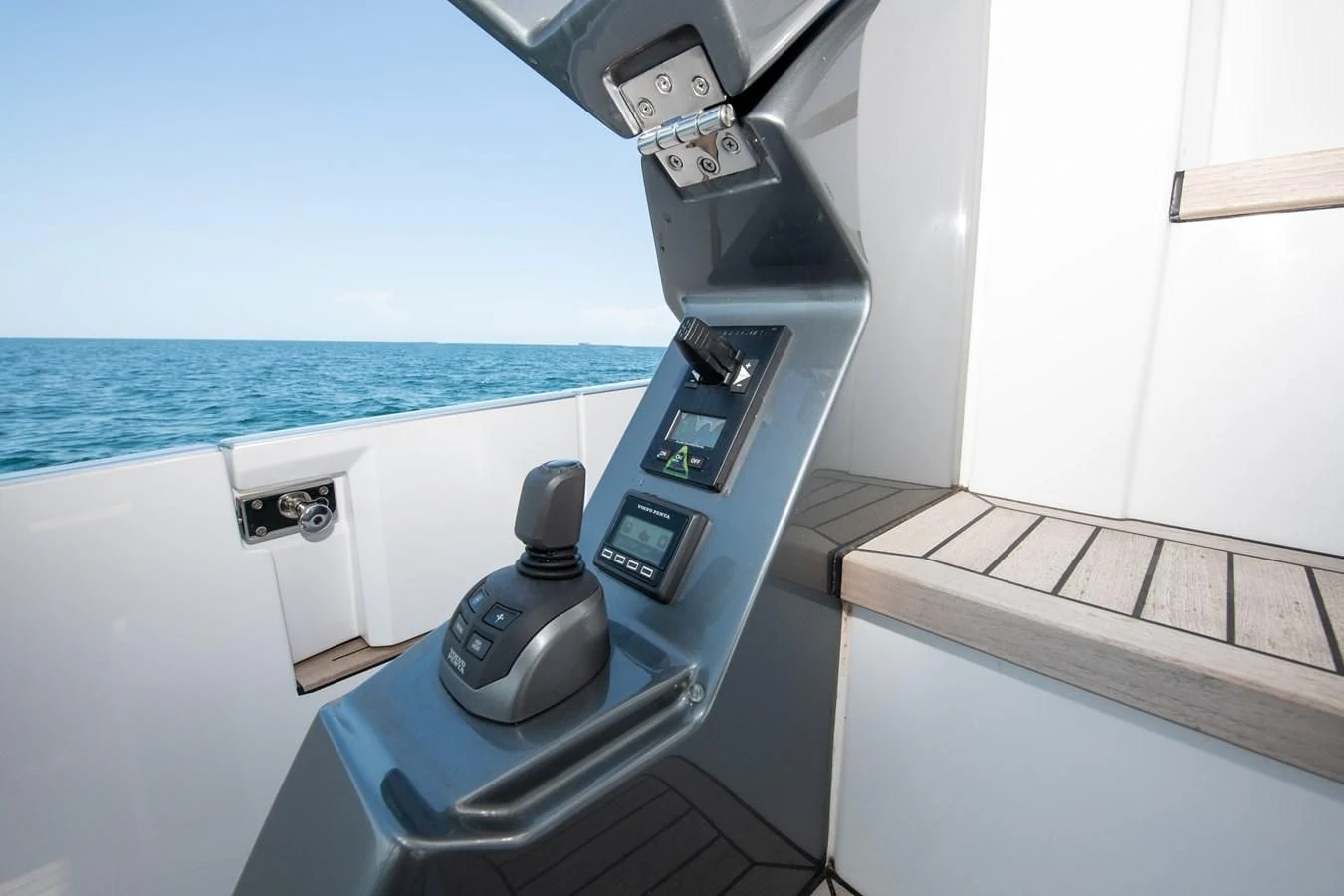 a machine on the water aboard CRIMSON Yacht for Sale