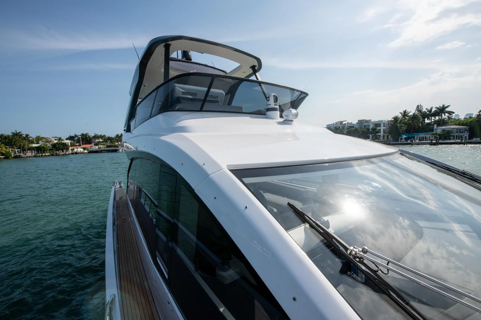 a boat on the water aboard CRIMSON Yacht for Sale