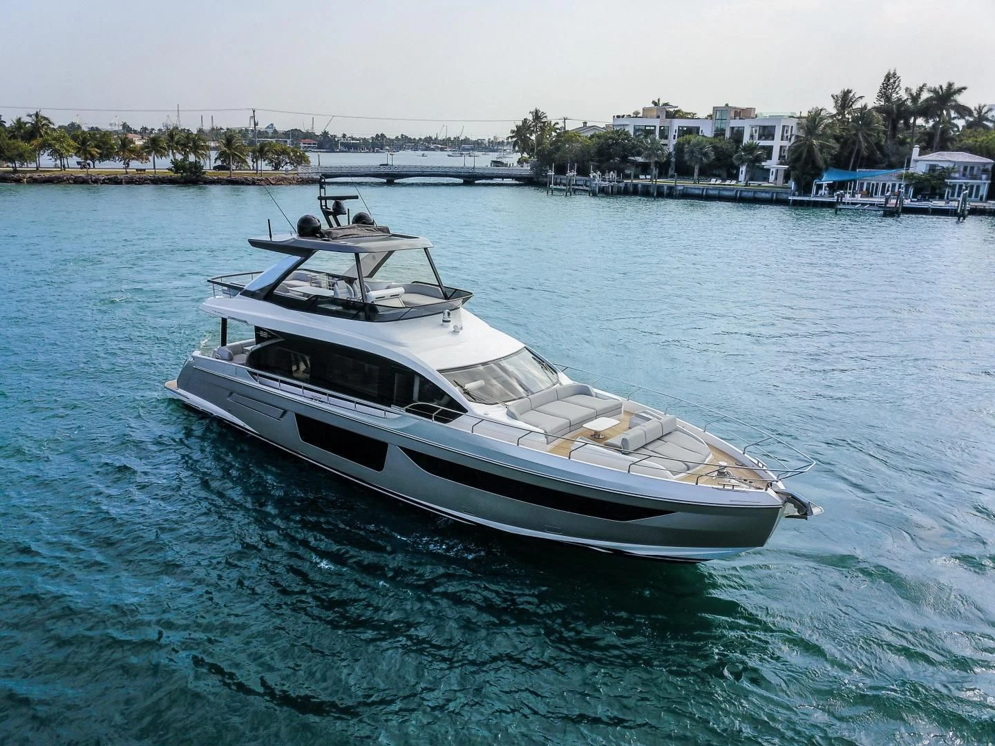a boat on the water aboard CRIMSON Yacht for Sale