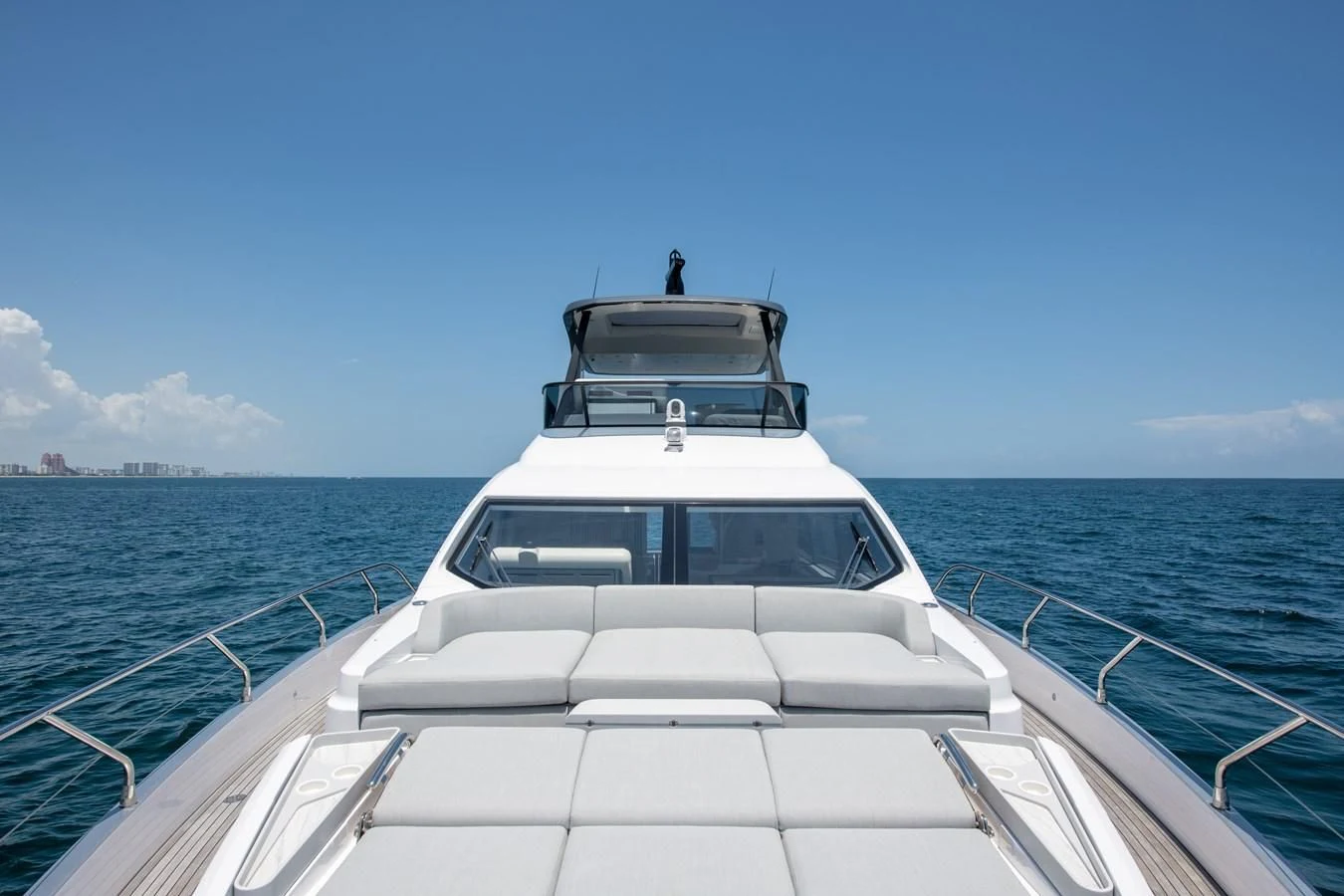 a boat on the water aboard CRIMSON Yacht for Sale