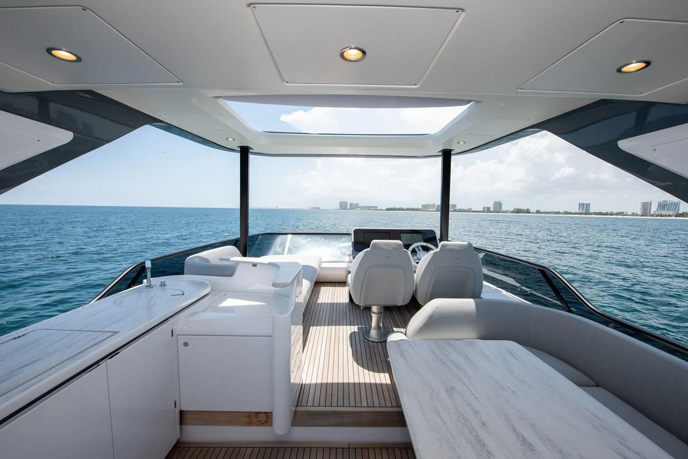 a boat on the water aboard CRIMSON Yacht for Sale