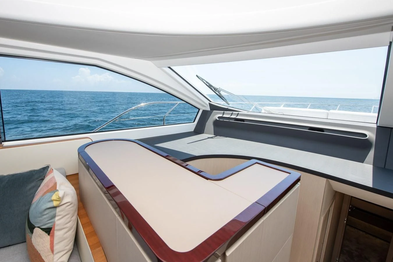 a boat on the water aboard CRIMSON Yacht for Sale