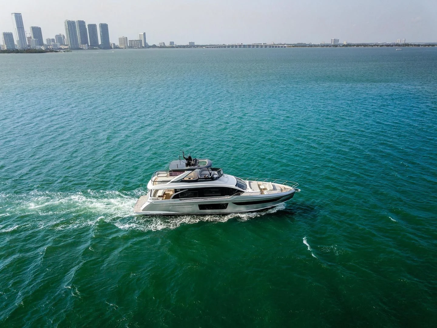 a boat in the water aboard CRIMSON Yacht for Sale