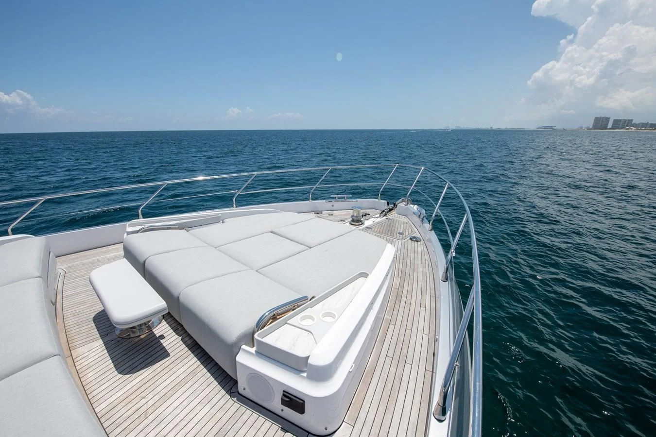 a boat on the water aboard CRIMSON Yacht for Sale