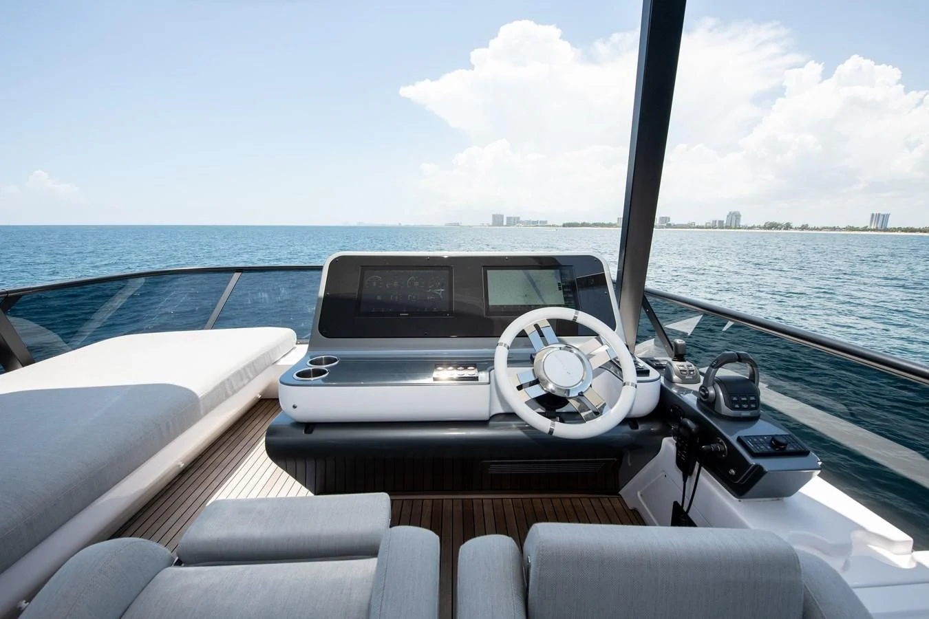 a boat on the water aboard CRIMSON Yacht for Sale