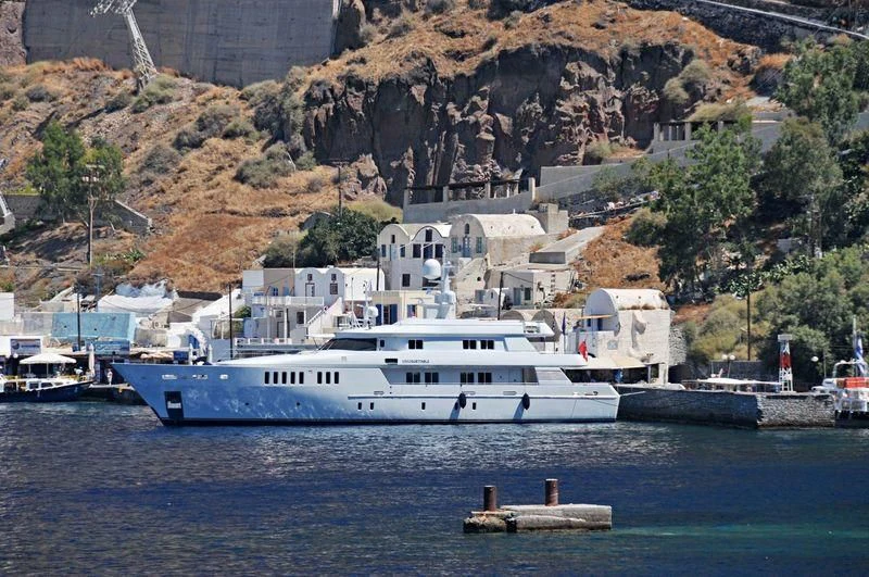 a boat on the water aboard UNFORGETTABLE Yacht for Sale
