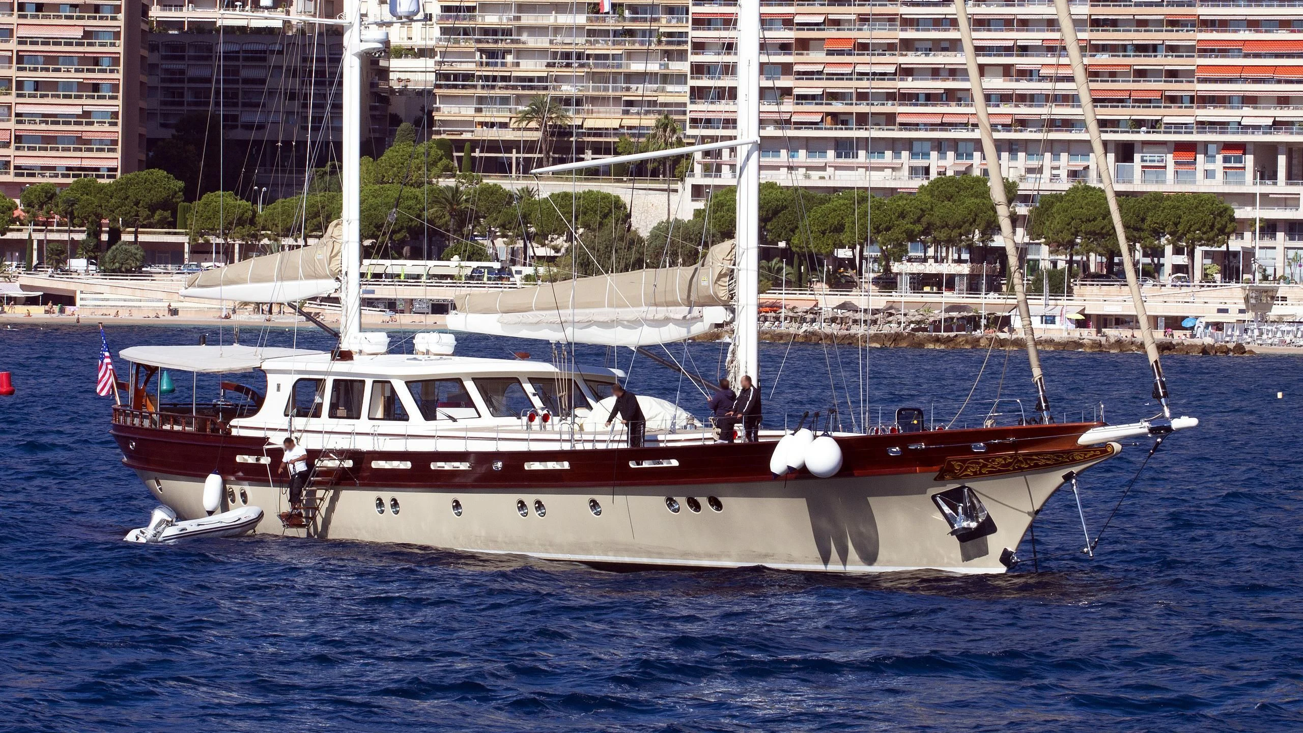 a boat on the water aboard ZELDA Yacht for Sale