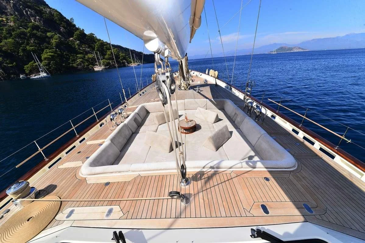 a boat on the water aboard ZELDA Yacht for Sale