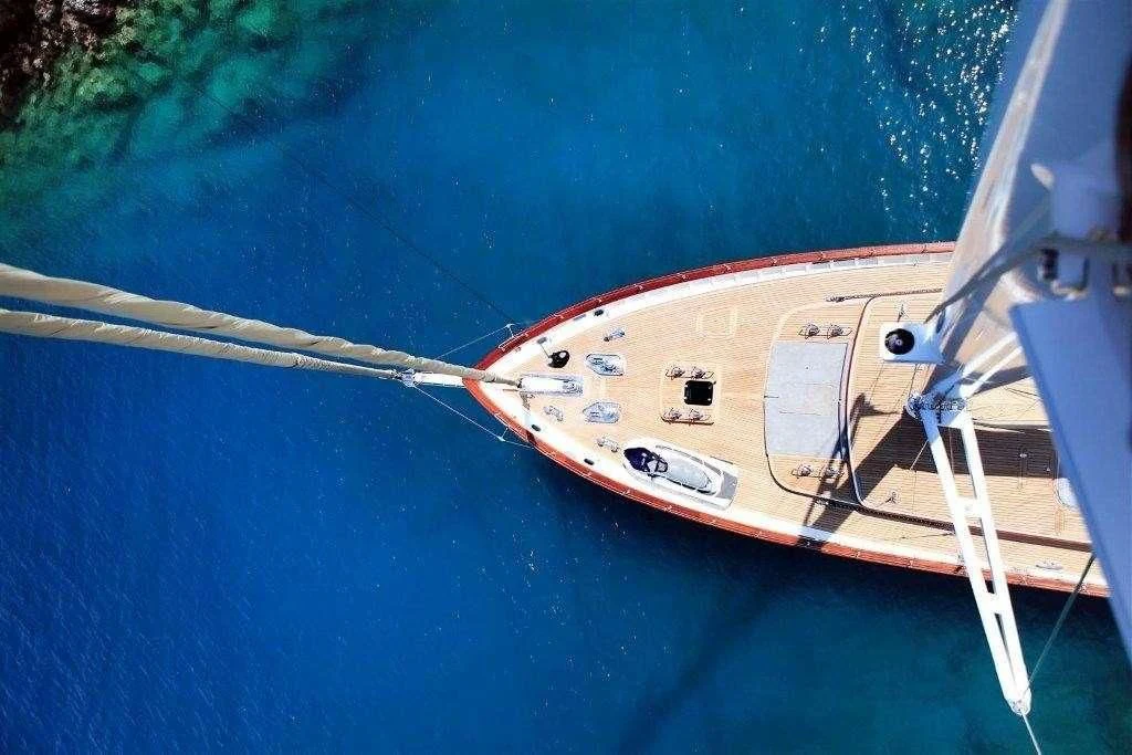 a boat in the water aboard ZELDA Yacht for Sale