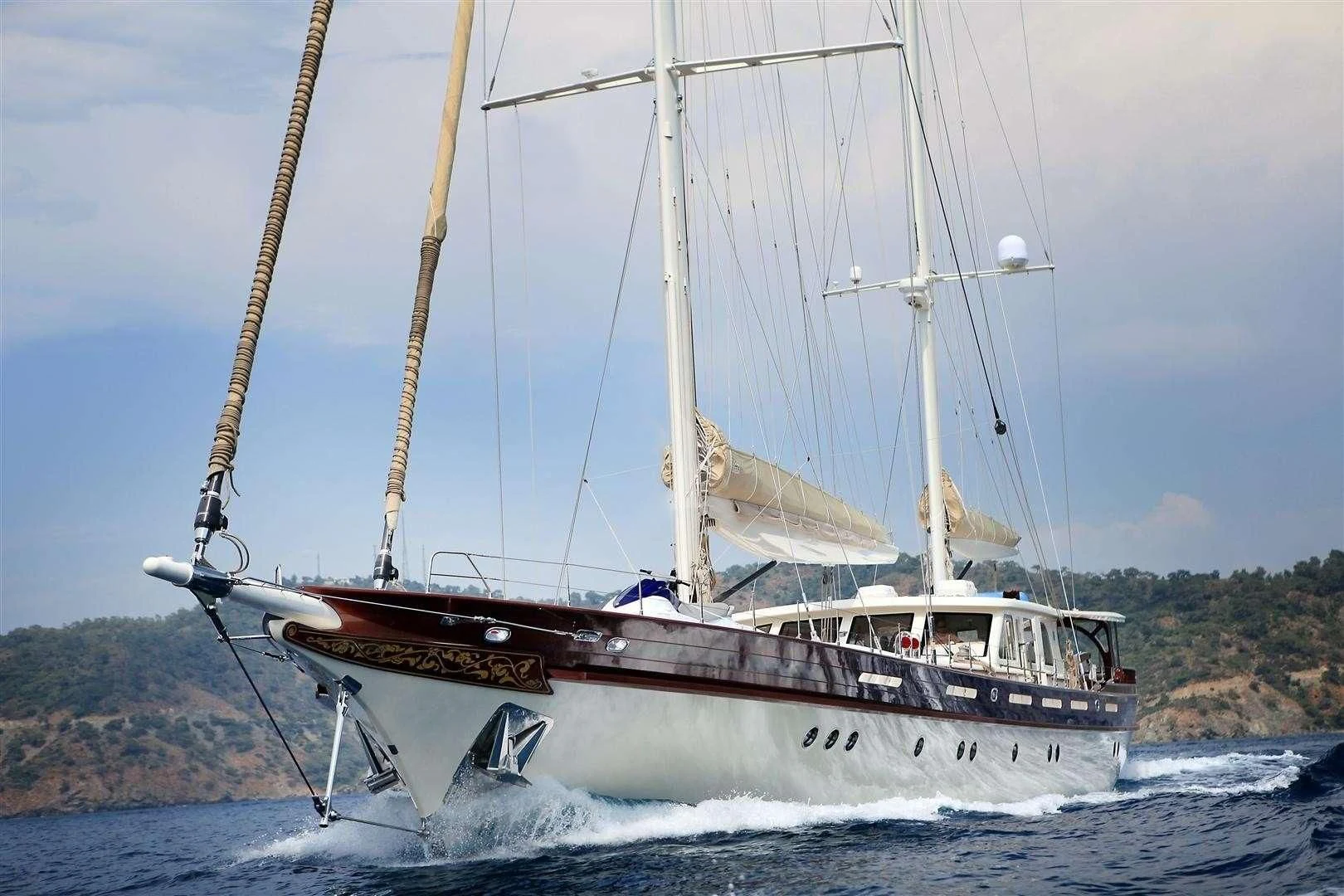 a boat on the water aboard ZELDA Yacht for Sale