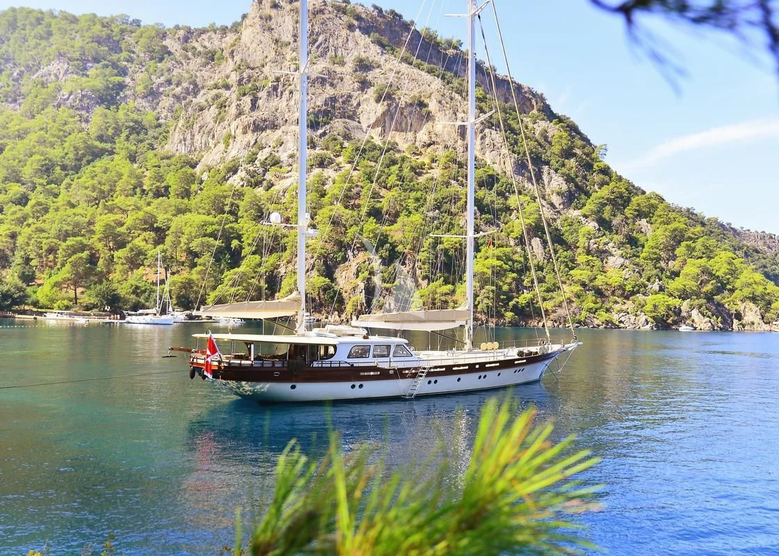 a boat on the water aboard ZELDA Yacht for Sale