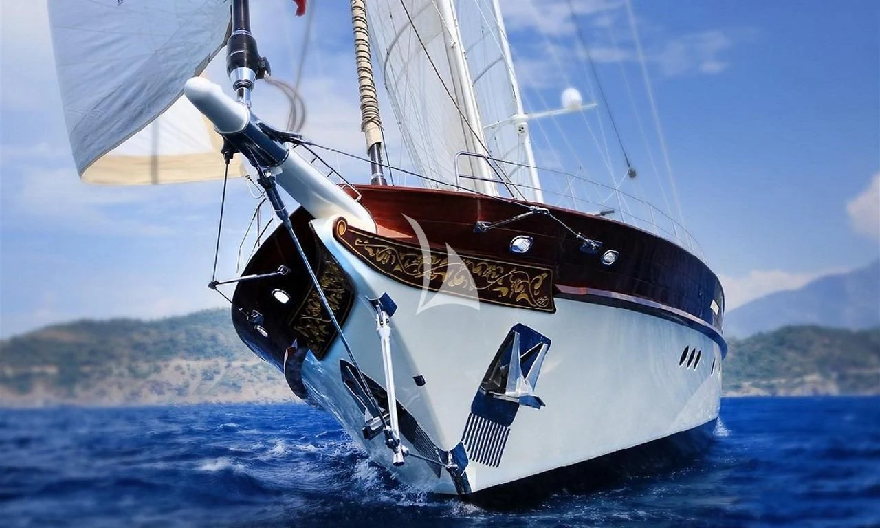 a boat in the water aboard ZELDA Yacht for Sale