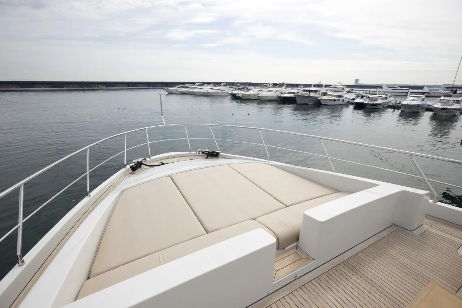 a boat on the water aboard SHU SHE Yacht for Sale