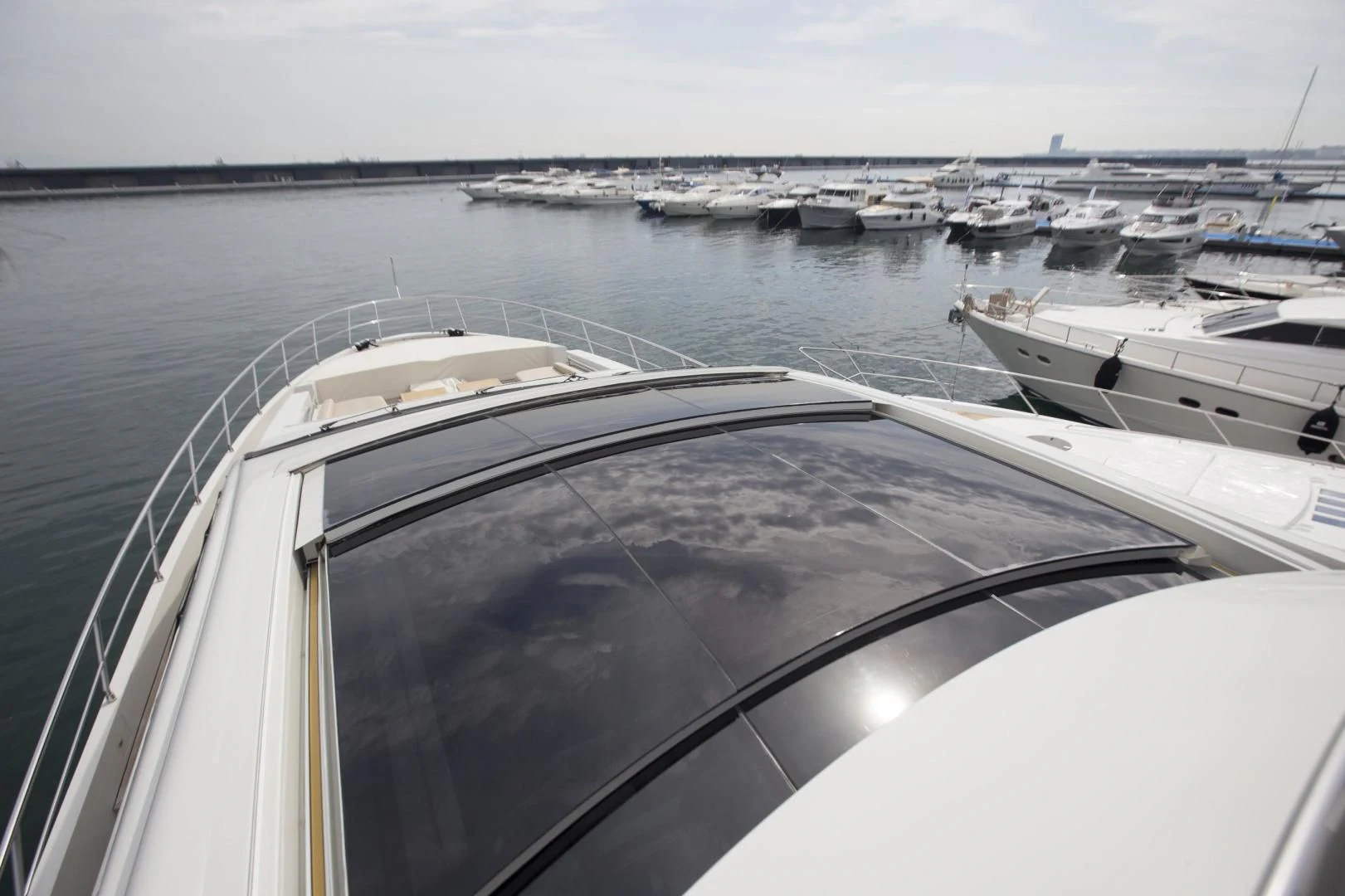 a view of a boat on the water aboard SHU SHE Yacht for Sale