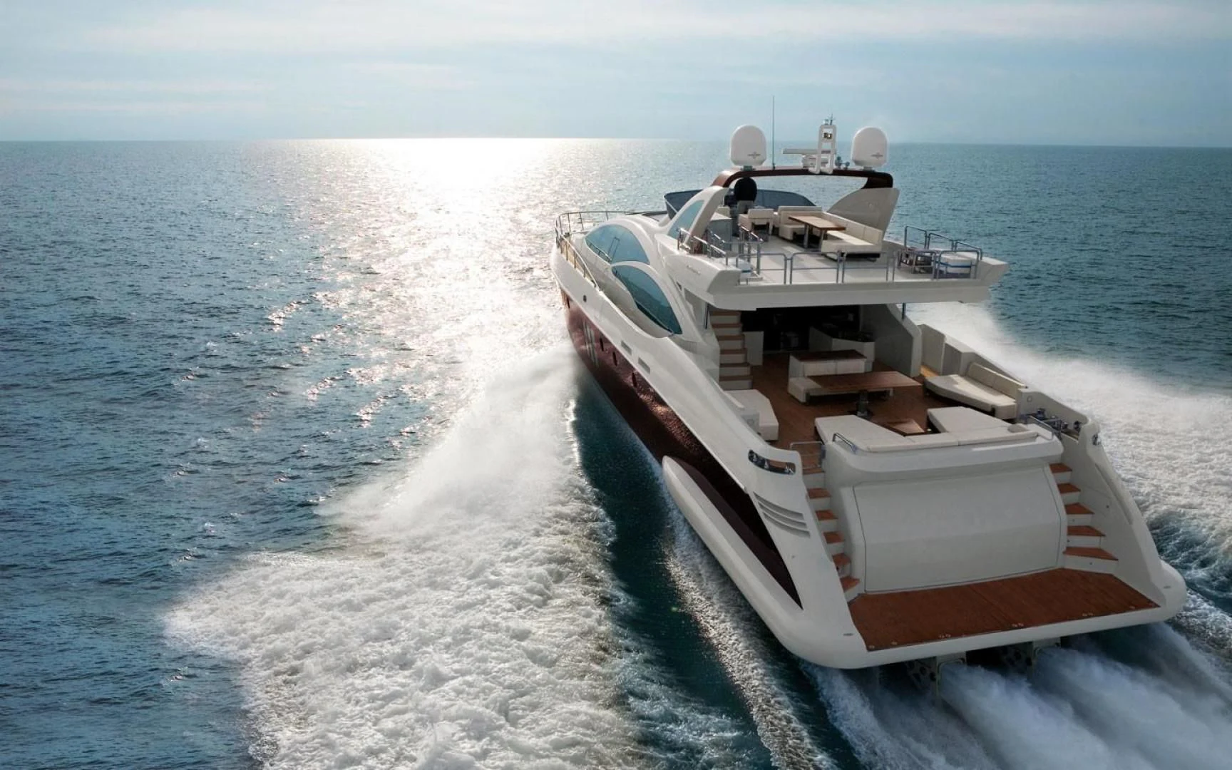 a boat on the water aboard SHU SHE Yacht for Sale