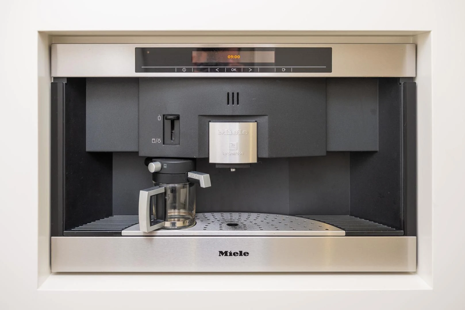 a microwave oven with a coffee maker aboard BLUE BAY Yacht for Sale