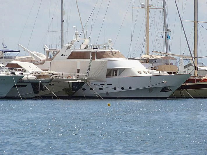 a group of boats are parked in the water aboard ACTIVE GAZELLA Yacht for Sale