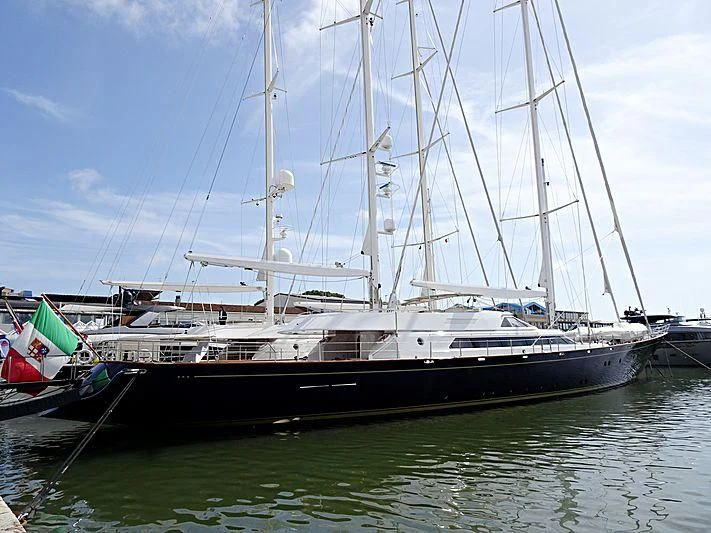 a boat in the water aboard MORNING GLORY Yacht for Sale