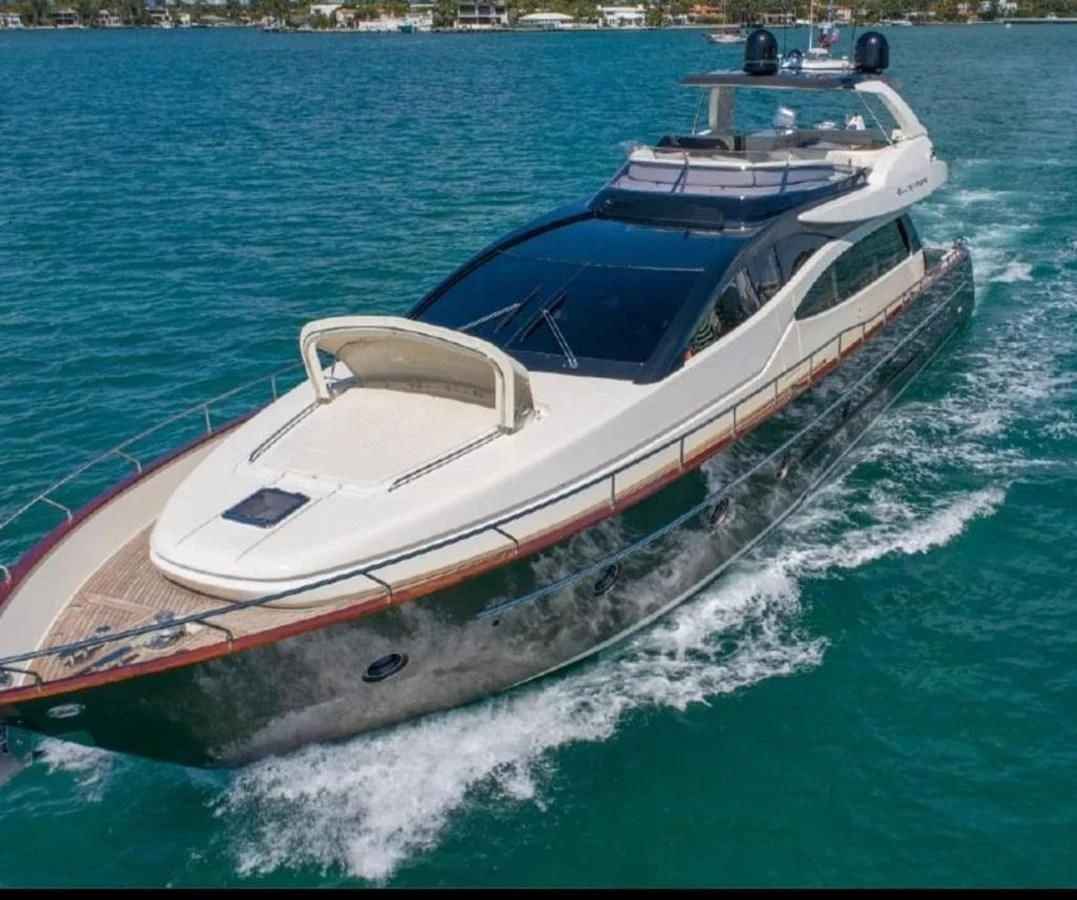 a boat on the water aboard 75' RIVA 2012 Yacht for Sale
