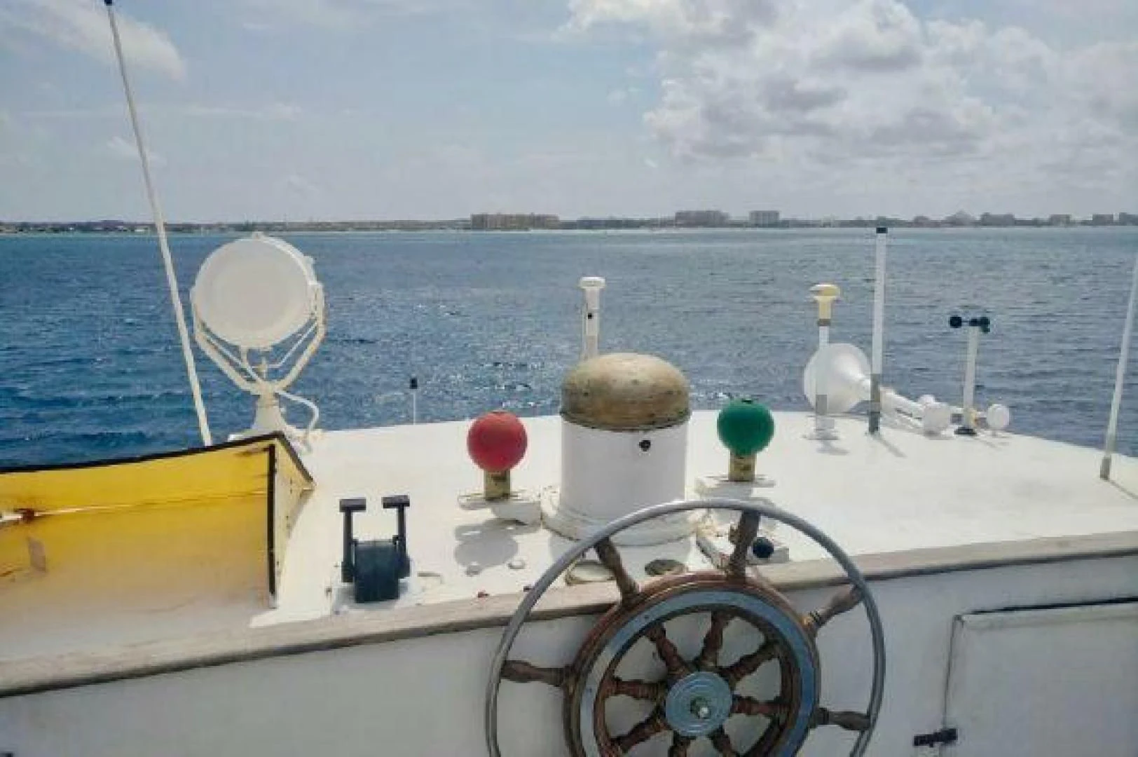 a boat with a group of bottles on it aboard STAR ALLIANCE Yacht for Sale