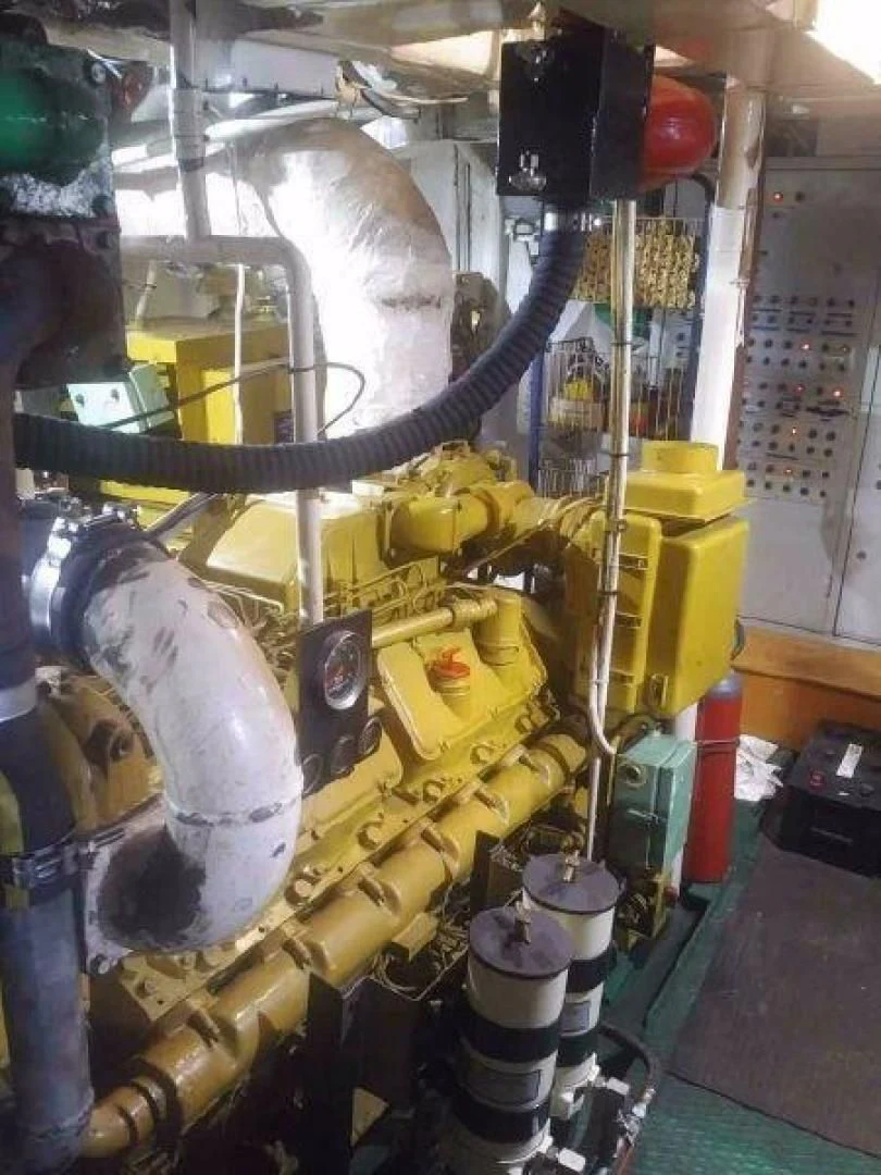 a large machine with large wheels aboard STAR ALLIANCE Yacht for Sale