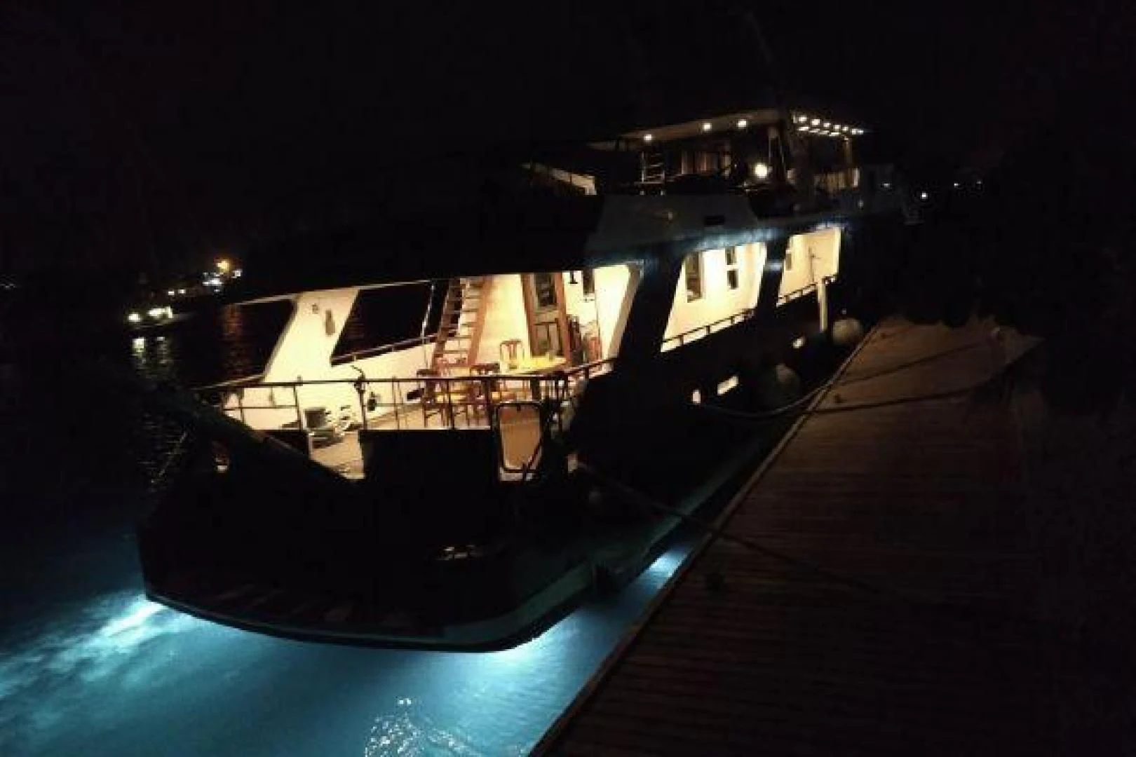 a boat on the water aboard STAR ALLIANCE Yacht for Sale