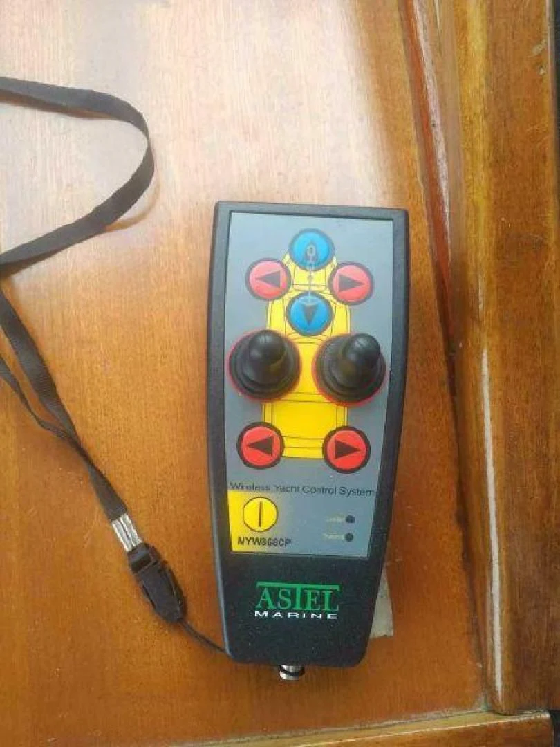 a rectangular electronic device aboard STAR ALLIANCE Yacht for Sale