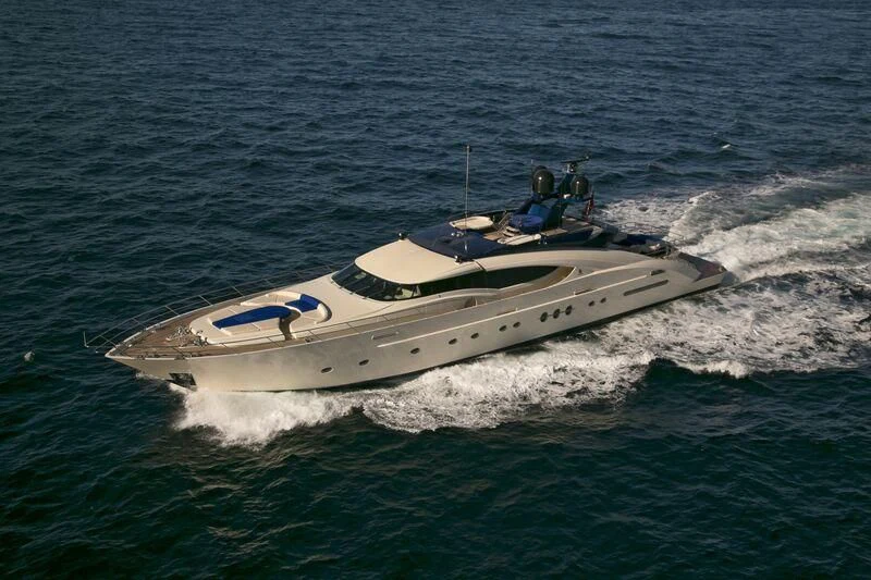 a boat in the water aboard AK ROYALTY Yacht for Sale