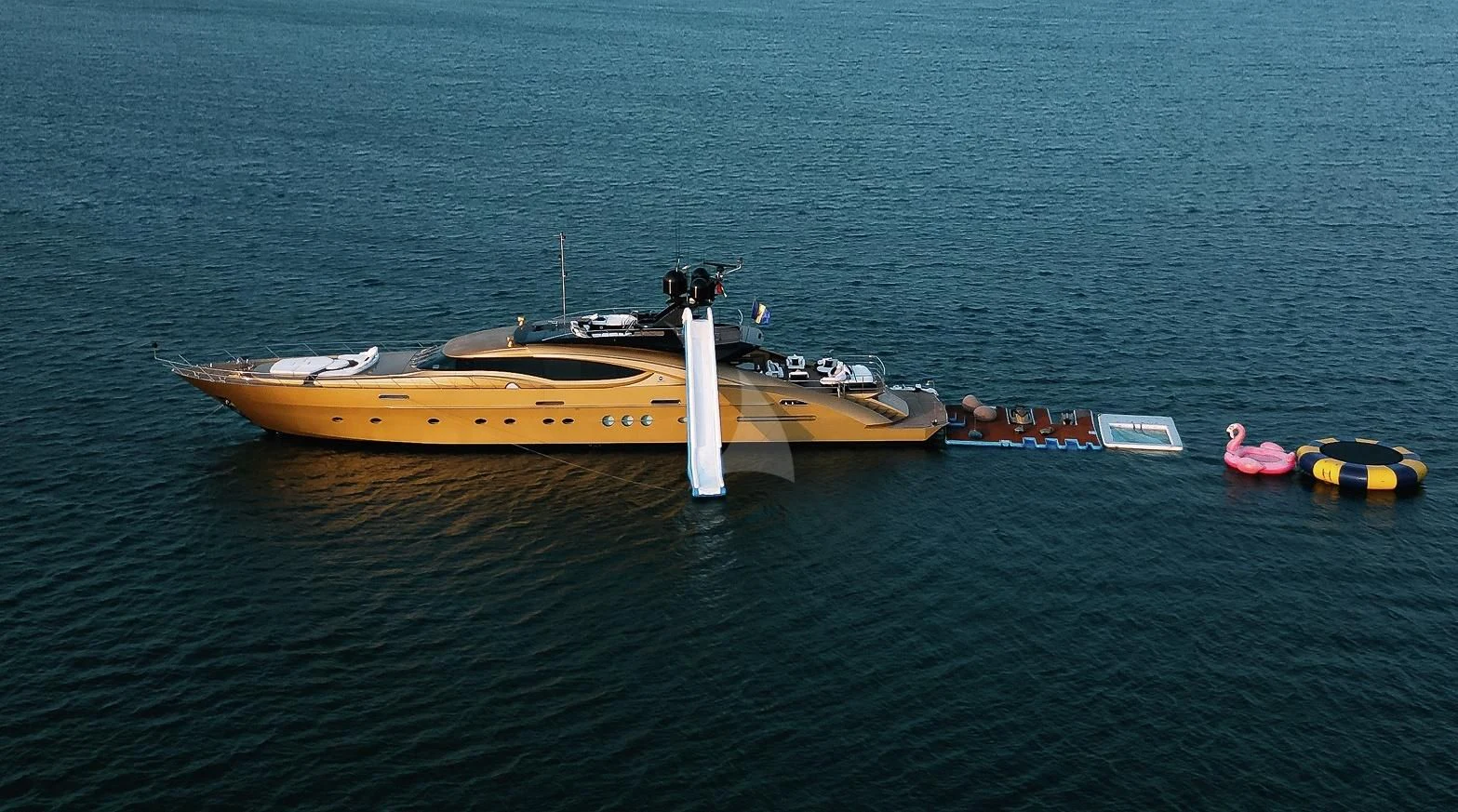 a boat in the water aboard AK ROYALTY Yacht for Sale