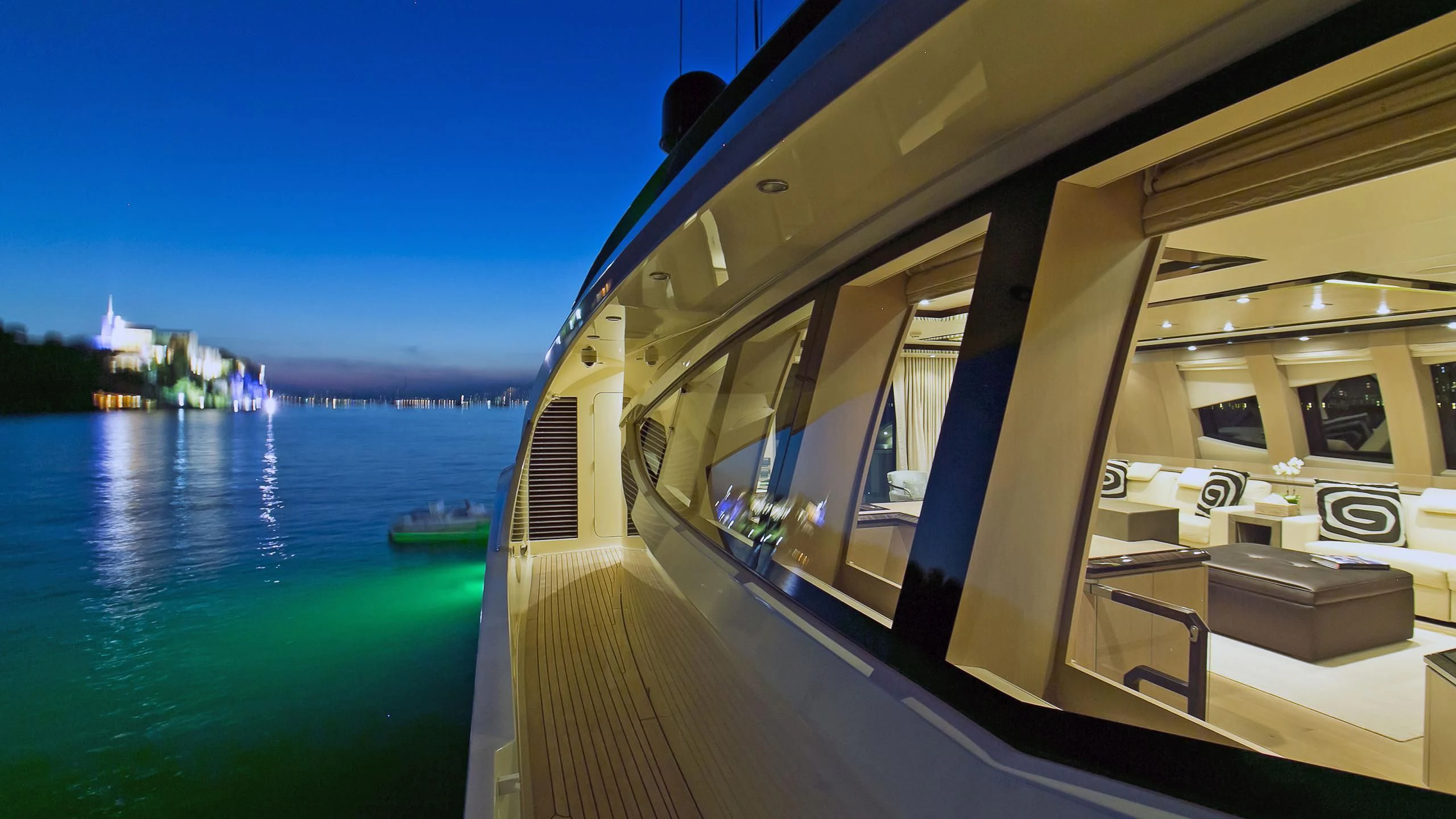 a boat on the water aboard AK ROYALTY Yacht for Sale