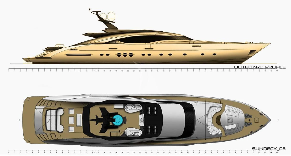 diagram aboard AK ROYALTY Yacht for Sale