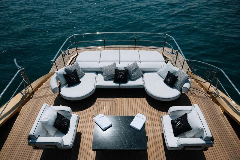 a boat on the water aboard AK ROYALTY Yacht for Sale
