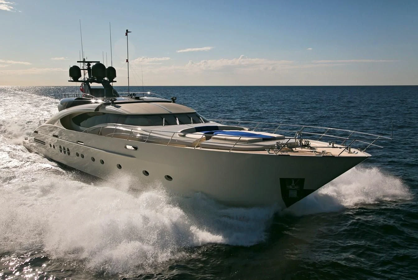 a boat on the water aboard AK ROYALTY Yacht for Sale