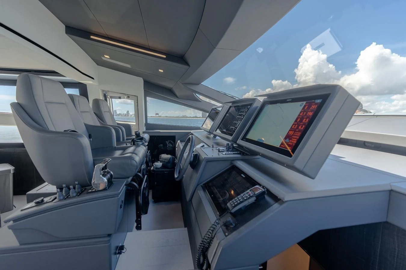 inside of a plane aboard VINTAGE Yacht for Sale