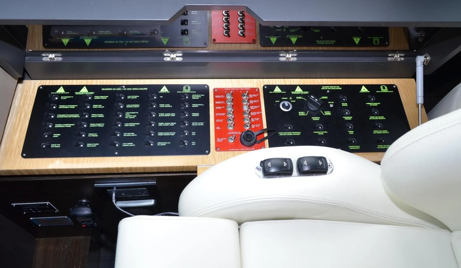 a video game console and controller aboard CERULEAN Yacht for Sale