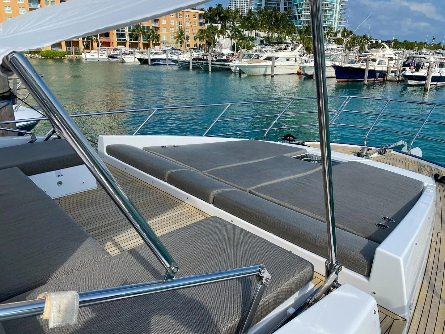 a boat on the water aboard CERULEAN Yacht for Sale