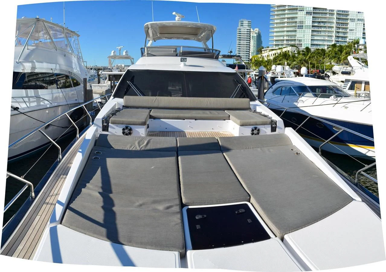 a group of boats on a dock aboard CERULEAN Yacht for Sale