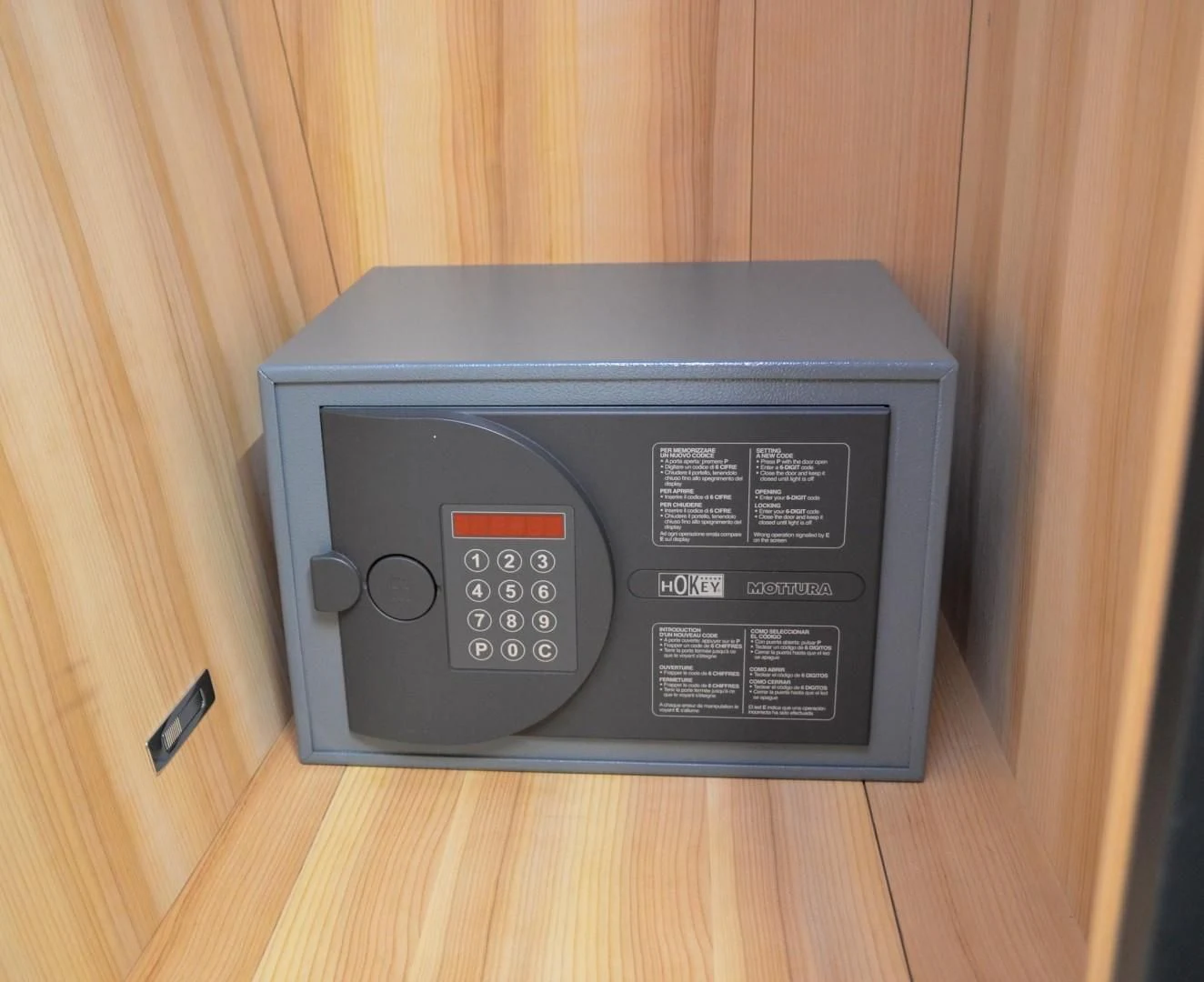 a black and silver electronic device aboard CERULEAN Yacht for Sale