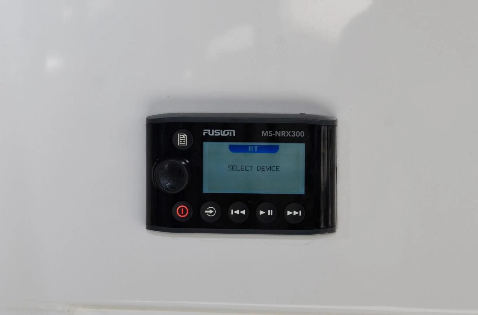 a black electronic device aboard CERULEAN Yacht for Sale