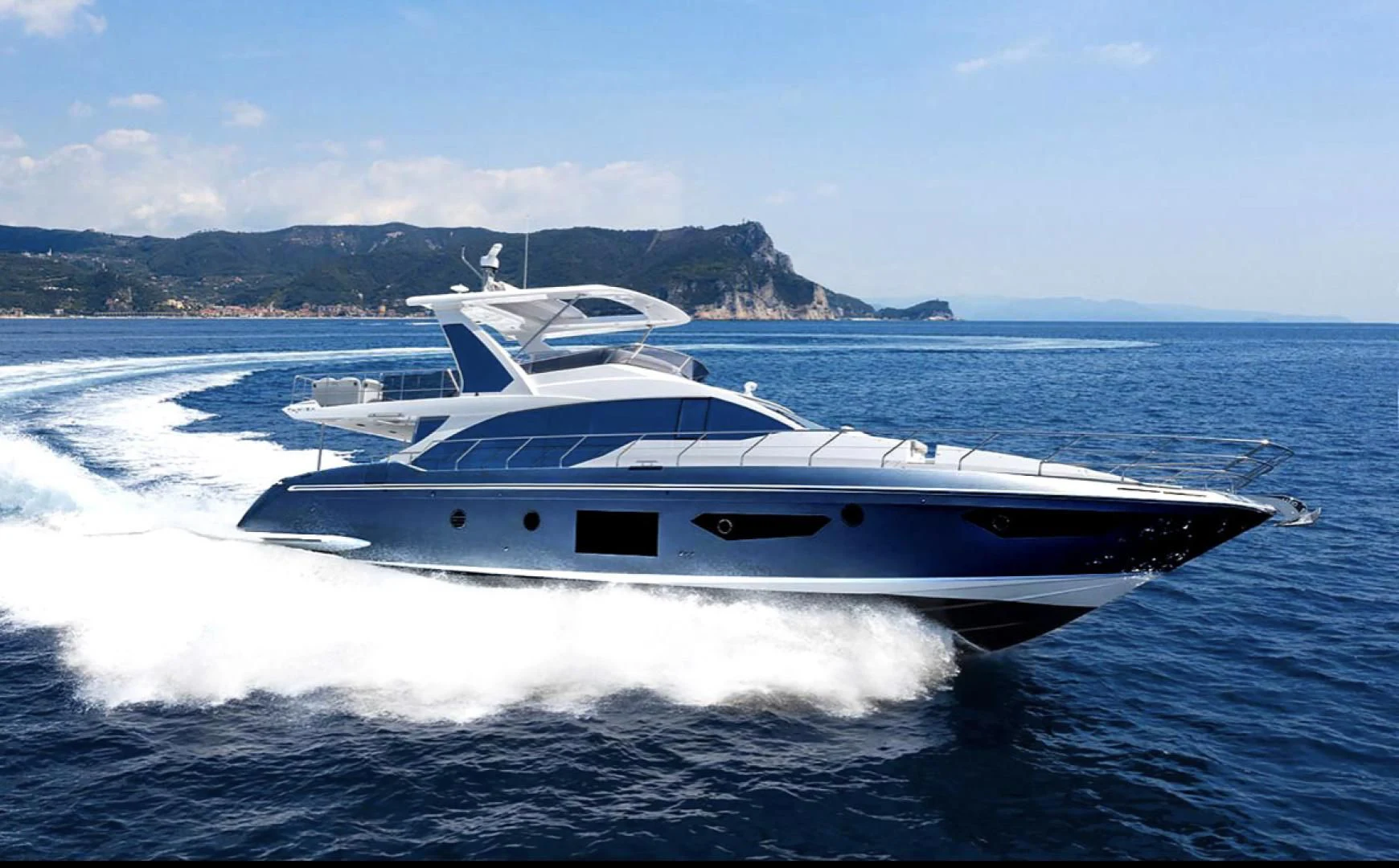 a boat on the water aboard CERULEAN Yacht for Sale