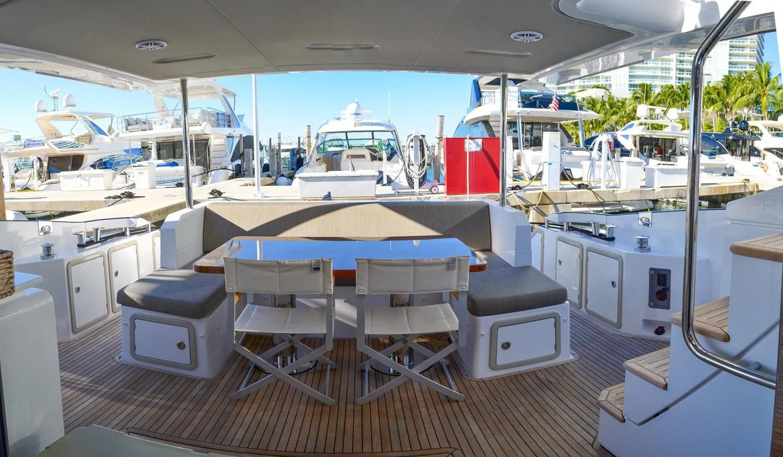 a boat on the water aboard CERULEAN Yacht for Sale