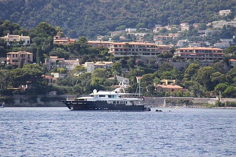 a boat on the water aboard GAJA Yacht for Sale